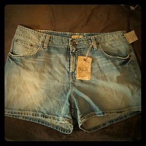 BKE denim jean shorts